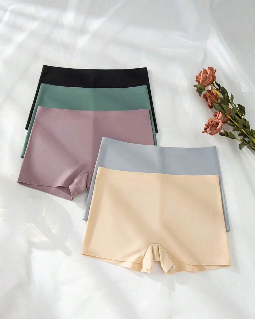 Colourful Seamless Shaping Shorts for women