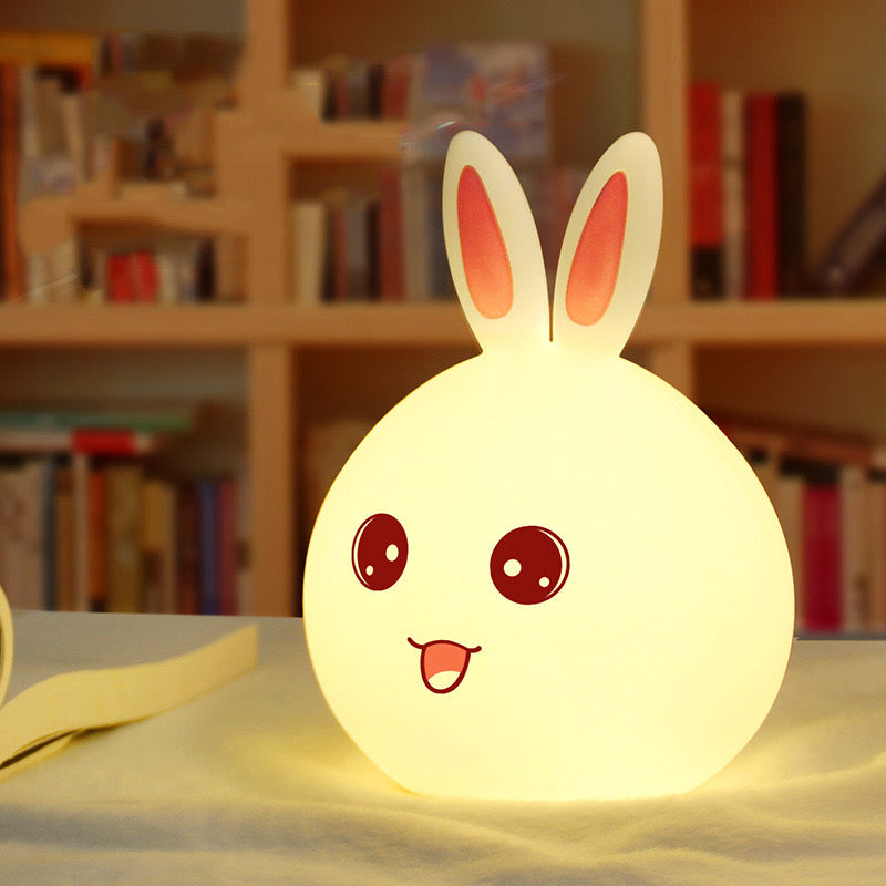 ilicone Bunny Lamp Mini Beside Lamp Touch Control