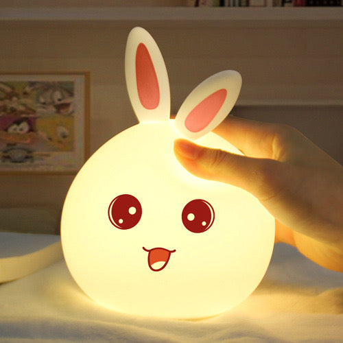 ilicone Bunny Lamp Mini Beside Lamp Touch Control