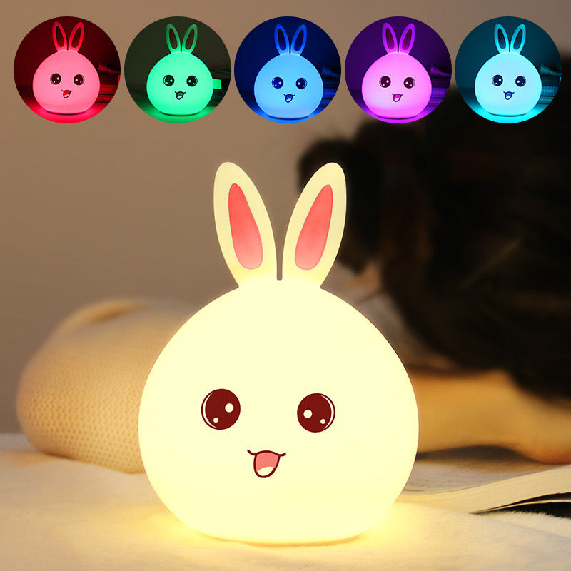 ilicone Bunny Lamp Mini Beside Lamp Touch Control