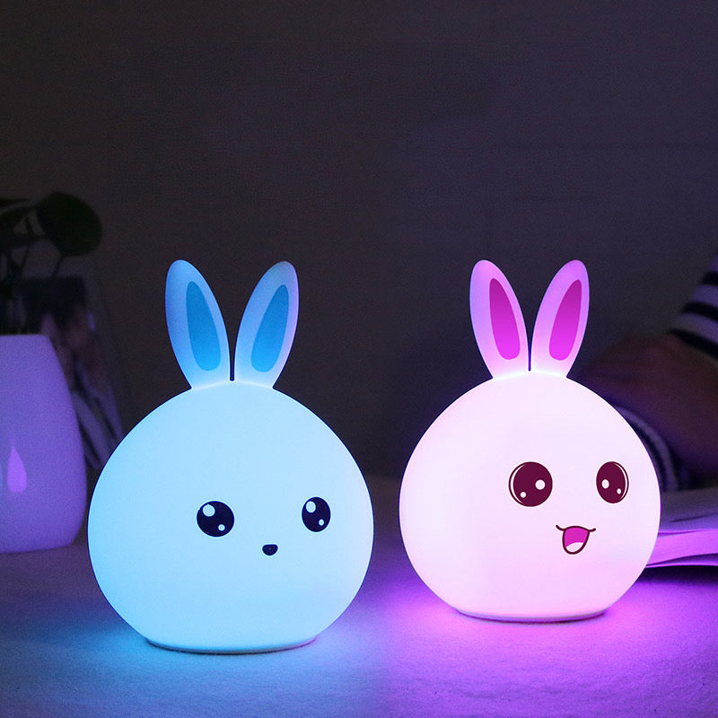 ilicone Bunny Lamp Mini Beside Lamp Touch Control