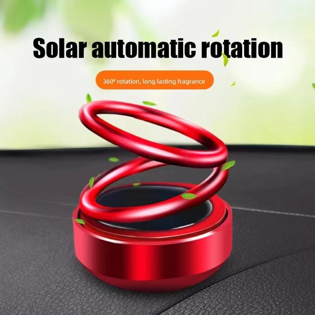 Car Air Freshener Solar Perfume Fragrance Auto Rotation